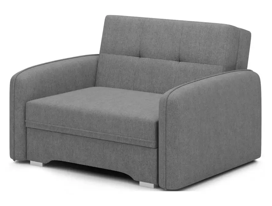 SORAYA Fauteuil convertible en tissu GRIS FONCE – Image 3