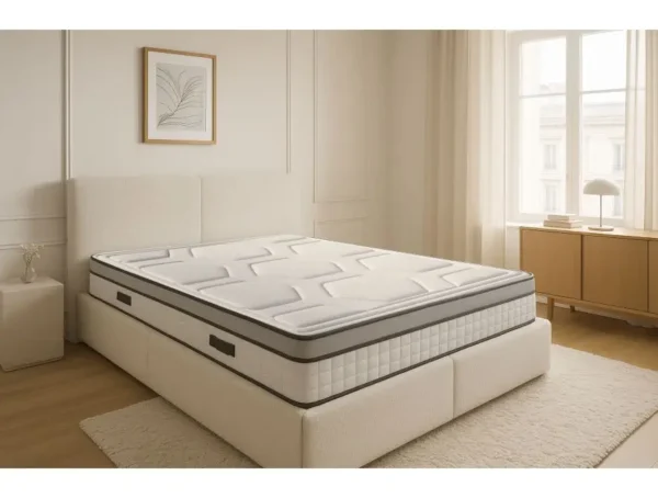 SPRING Matelas SPRING en mousse à mémoire de forme MemoryTex + ressorts ensachés - 29cm d'épaisseur  140/190 cm – Image 2