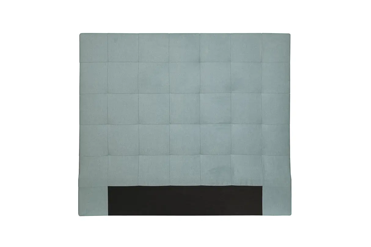 TRACY Tête de lit capitonnée en tissu VERT D'EAU 160 cm