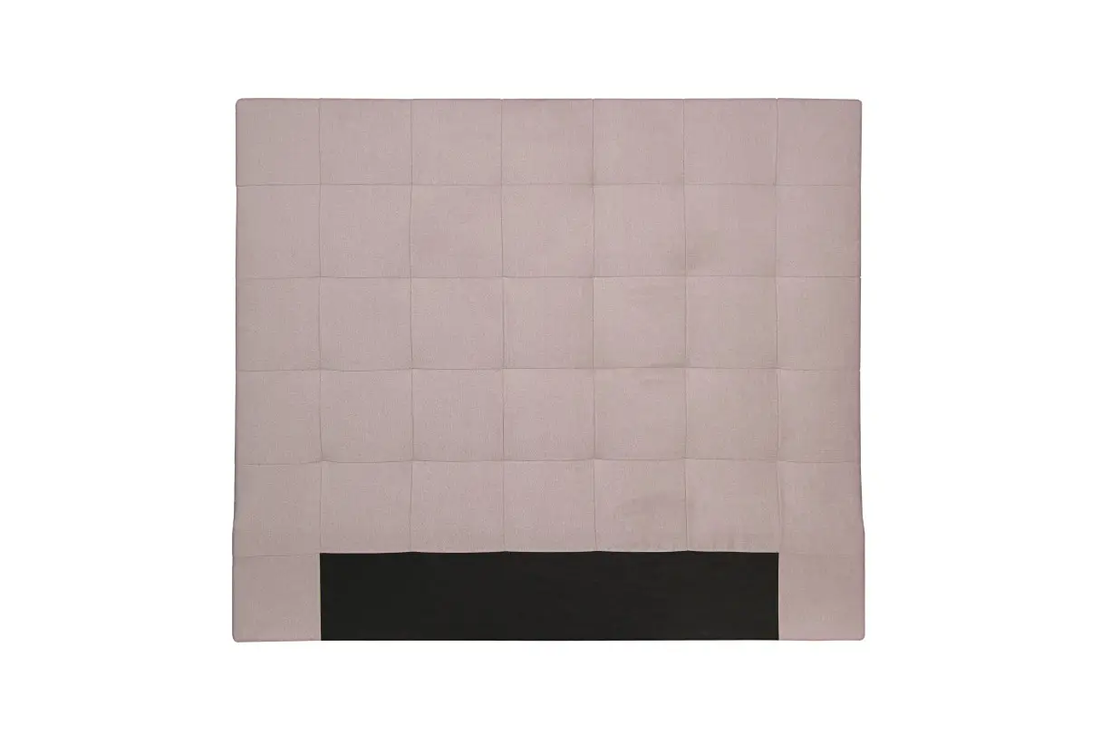 TRACY Tête de lit capitonnée en tissu VIEUX ROSE 160 cm
