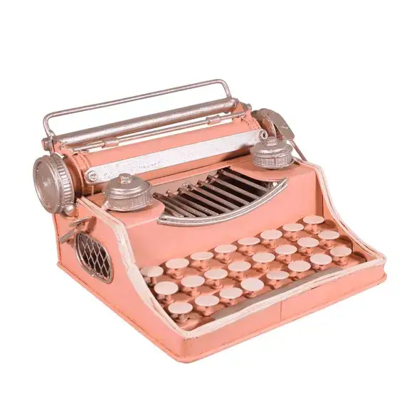 Machine à écrire en métal modèle rétro